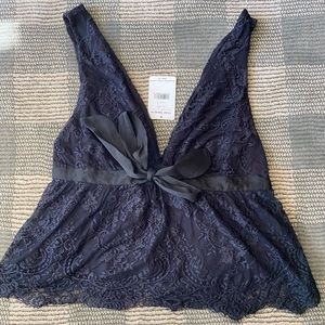 NWT FREE PEOPLE Chante Lace Tank Medium